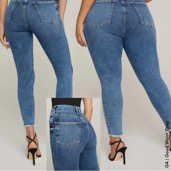 GOOD AMERICAN, Good Waist Cropped, 30 - Picture 2 of 7